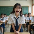大笑い女子高生 2枚目