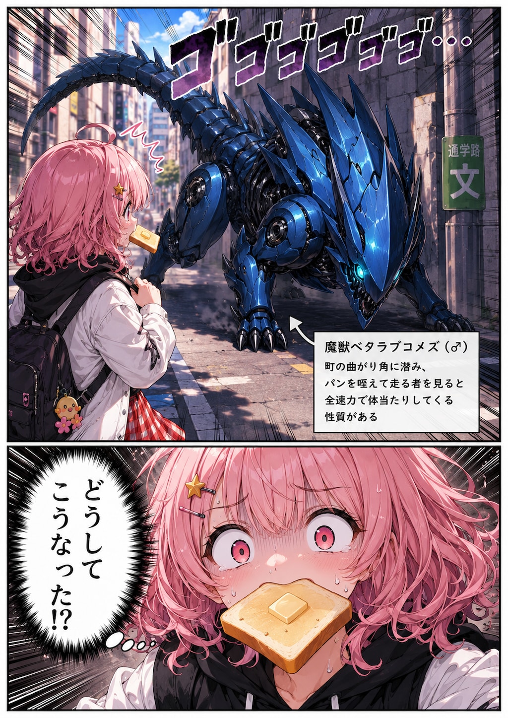 空前絶後！パンダガール「遅刻とパンとロマンスと」