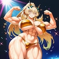 ボディビルポージングビキニコスプレ筋肉ボディビルダー人妻達 7枚目