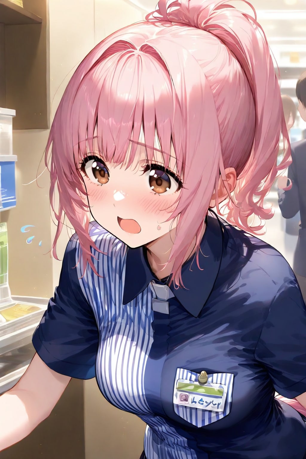 コンビニでバイト〜ピンク髪ちゃん〜