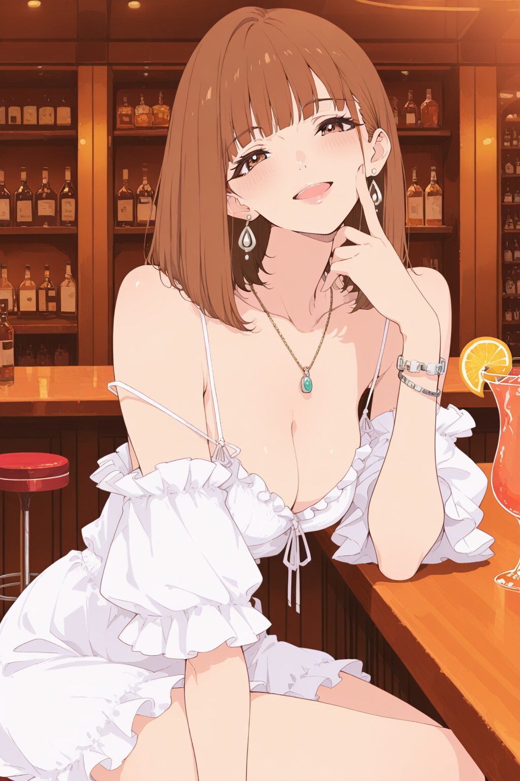 woman at bar 9