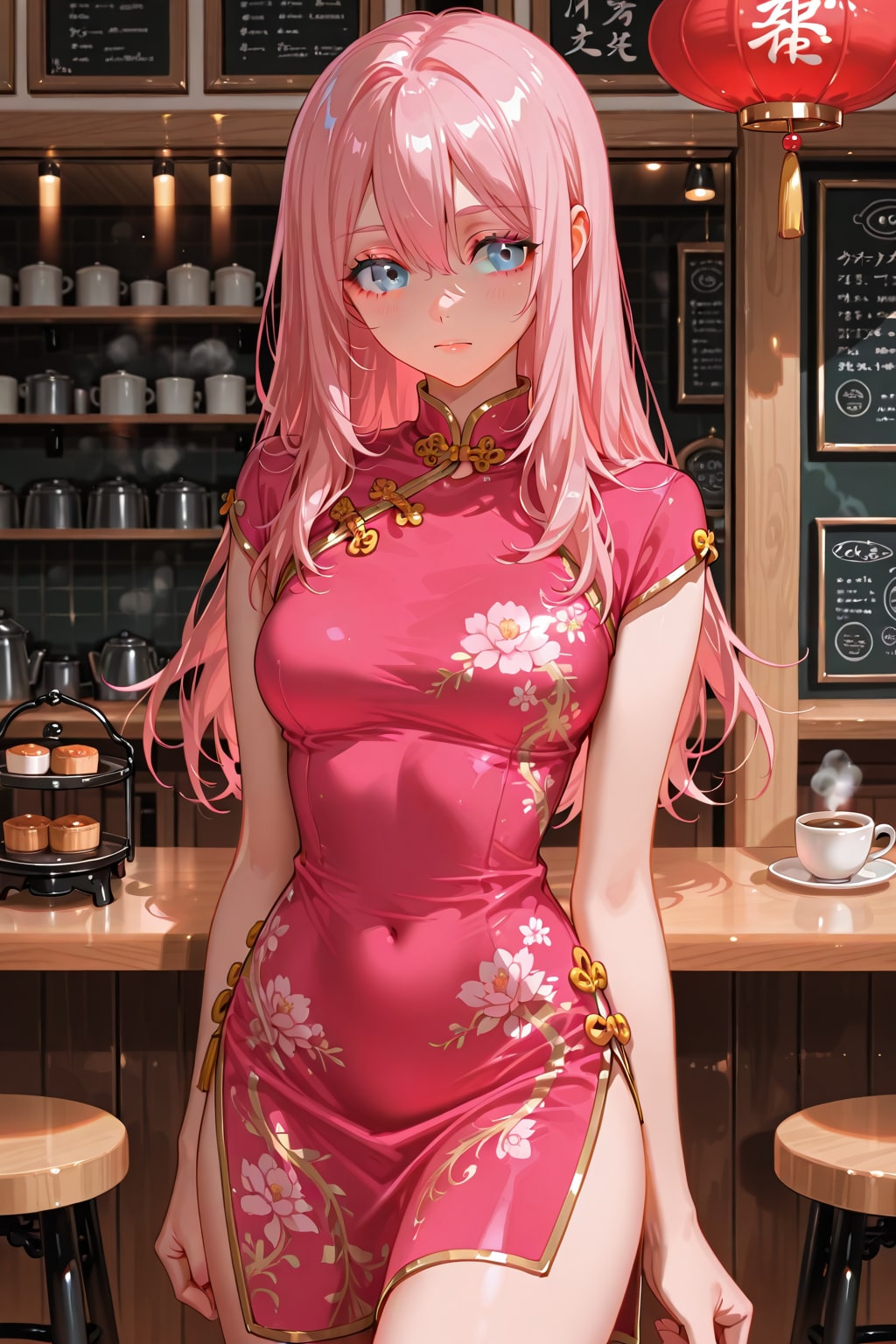 Echidnaちゃんチャイナ | の人気AIイラスト・グラビア