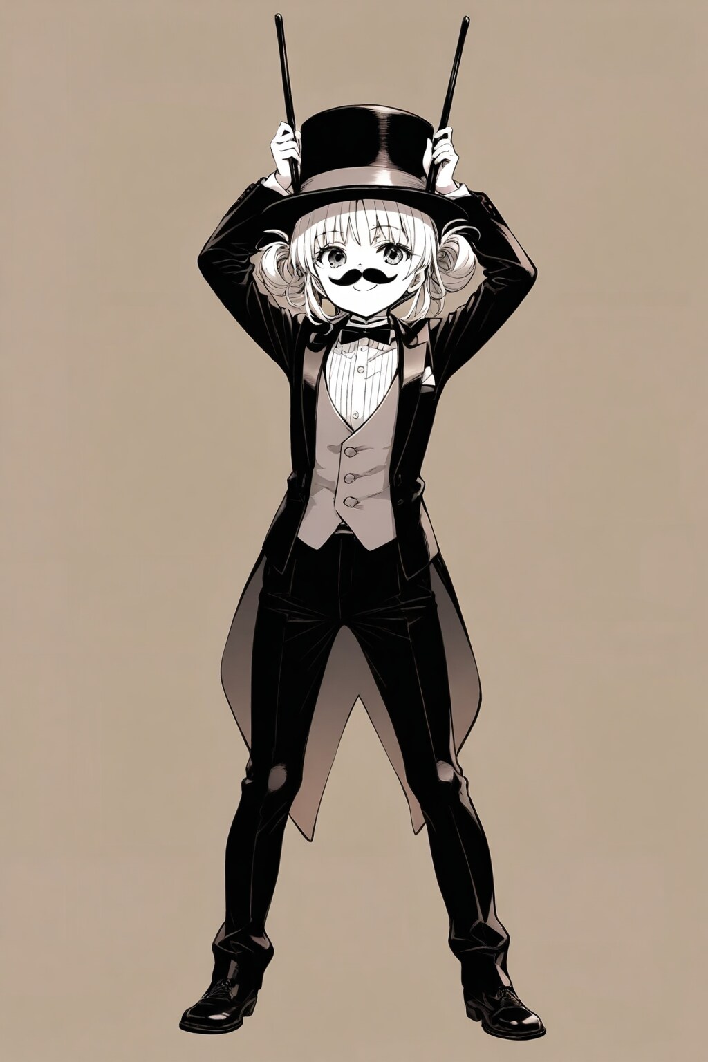 ちょび髭が出ませんでした