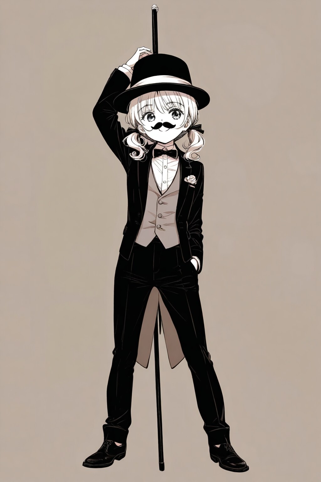 ちょび髭が出ませんでした