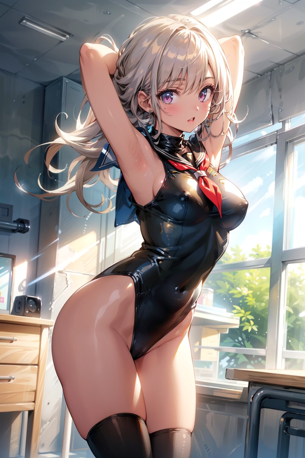 お！今日はちゃんと登校してきた！