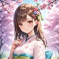 桜和服 2枚目