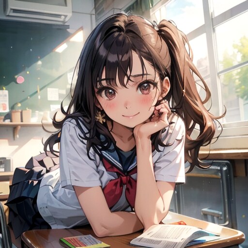 ちちぷいセーラー服 | の人気AIイラスト・グラビア