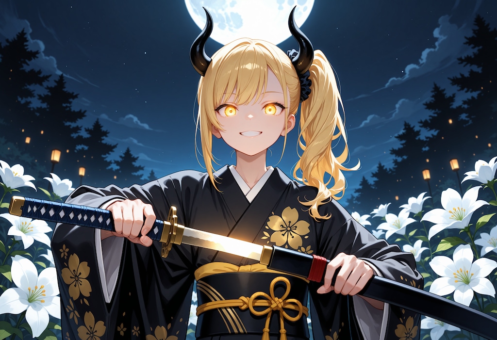 月下抜刀女鬼高生さん