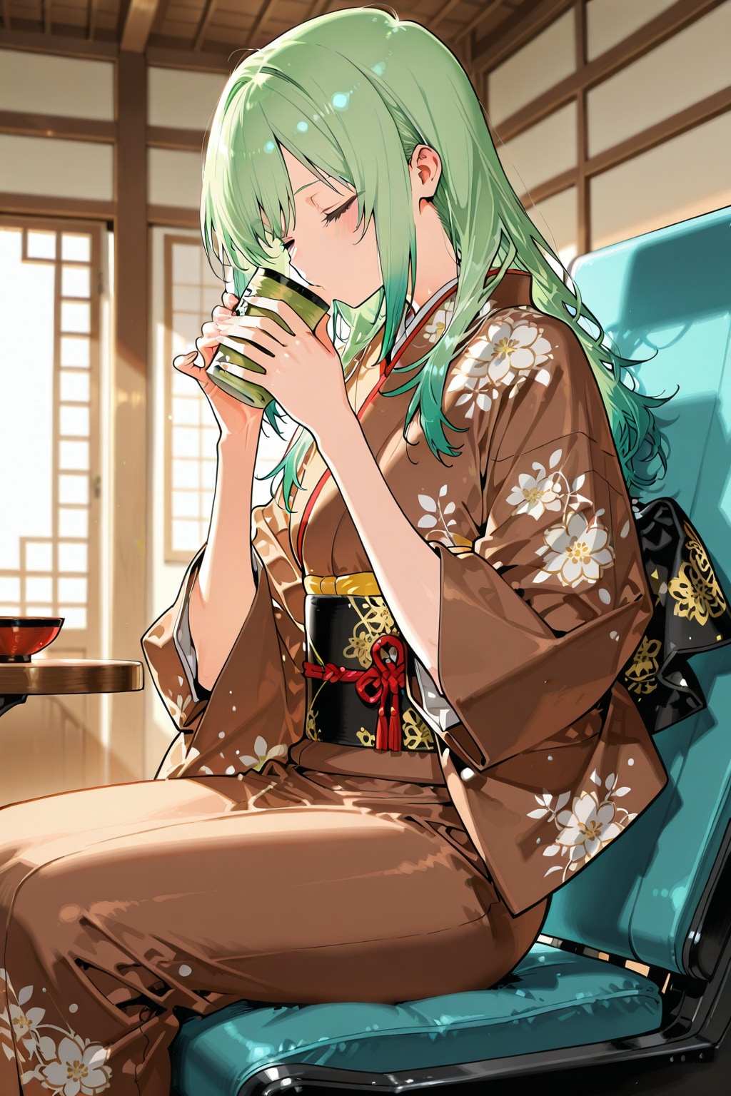 朝の一杯 | の人気AIイラスト・グラビア