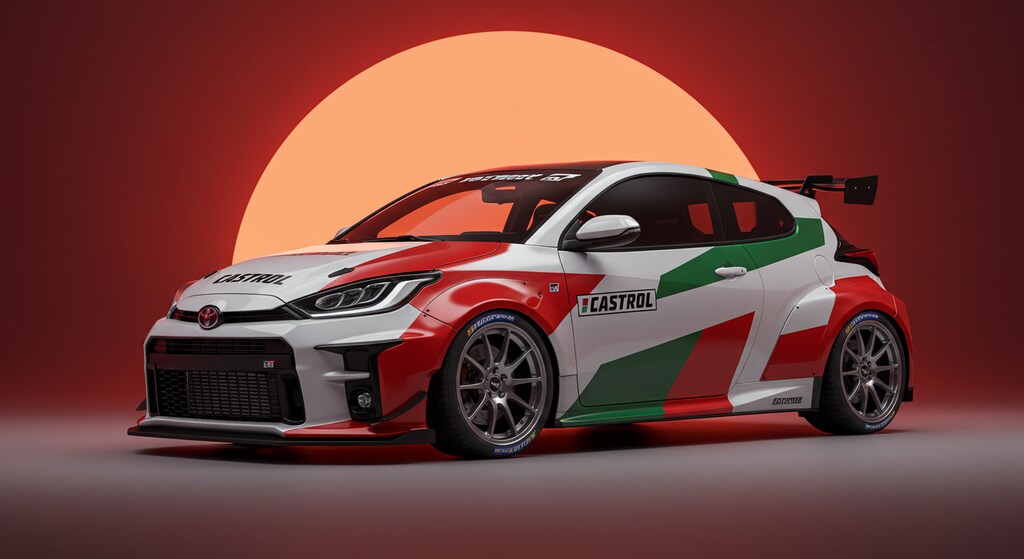 カストロールGRヤリスレーシングカー