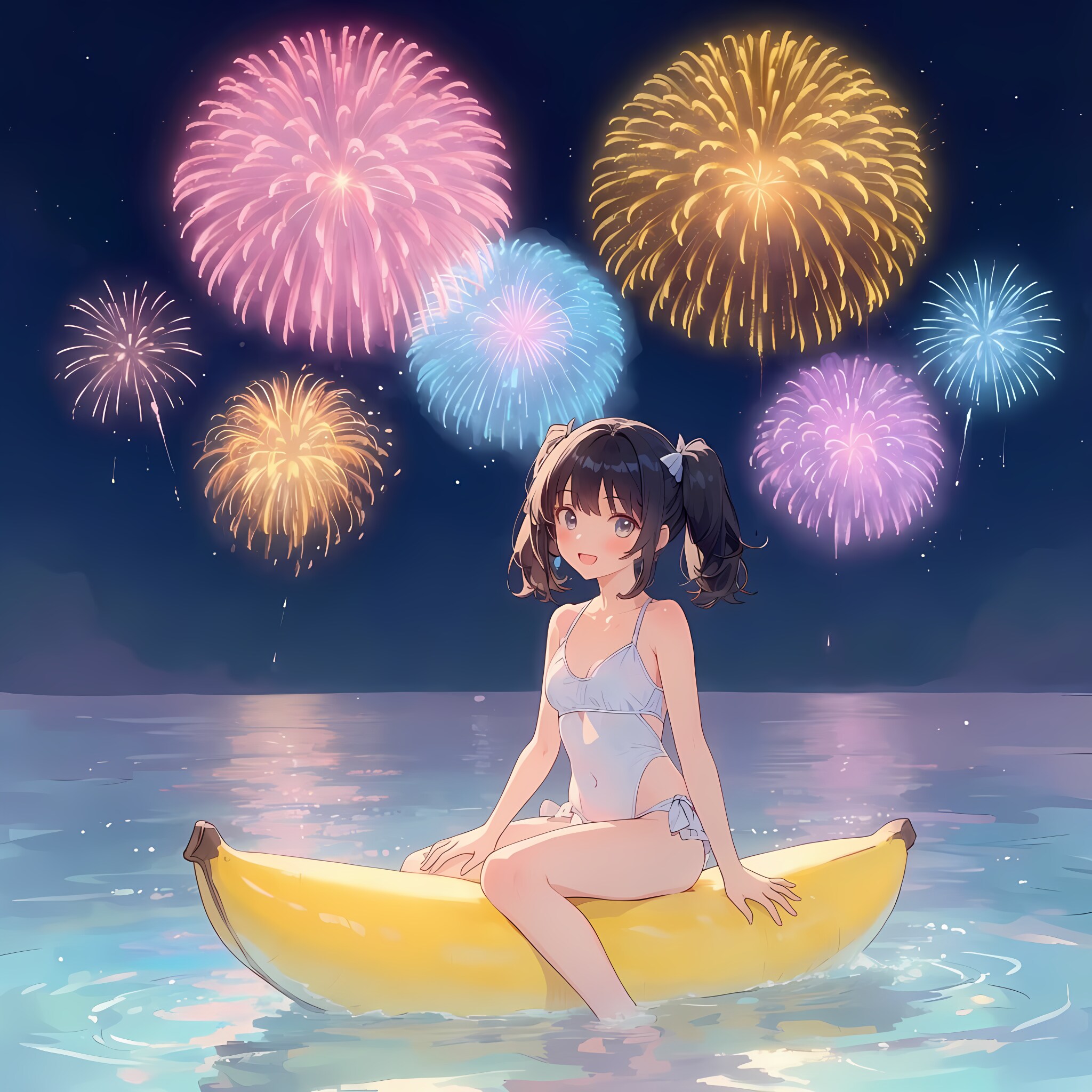 花火大会の夜