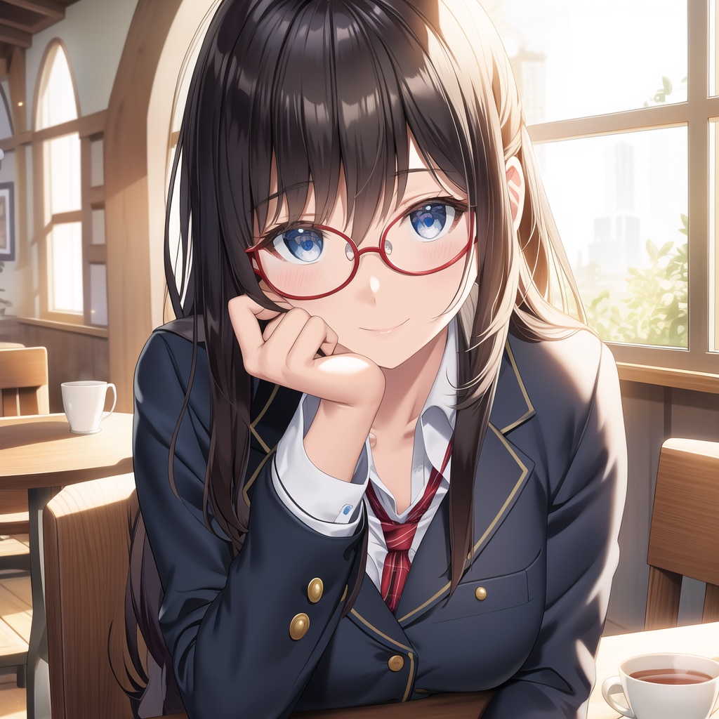 喫茶店にて・・・ | の人気AIイラスト・グラビア