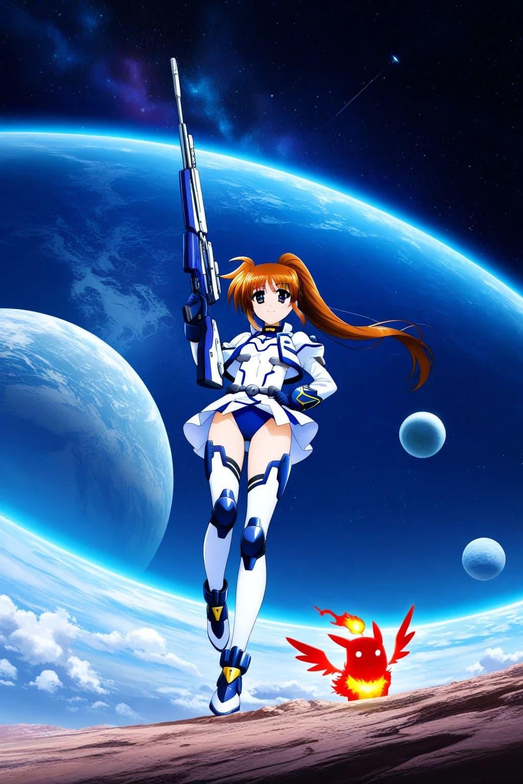 なのは➡　フェイトちゃんばかりずるい‼　私にも・・・