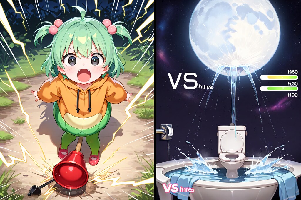 【決着】月vsスッポン！