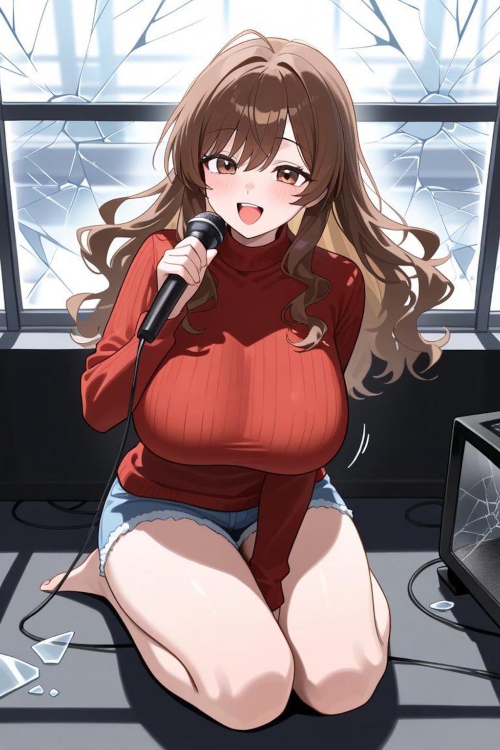 うちの子　茶髪のお姉さん　カラオケ