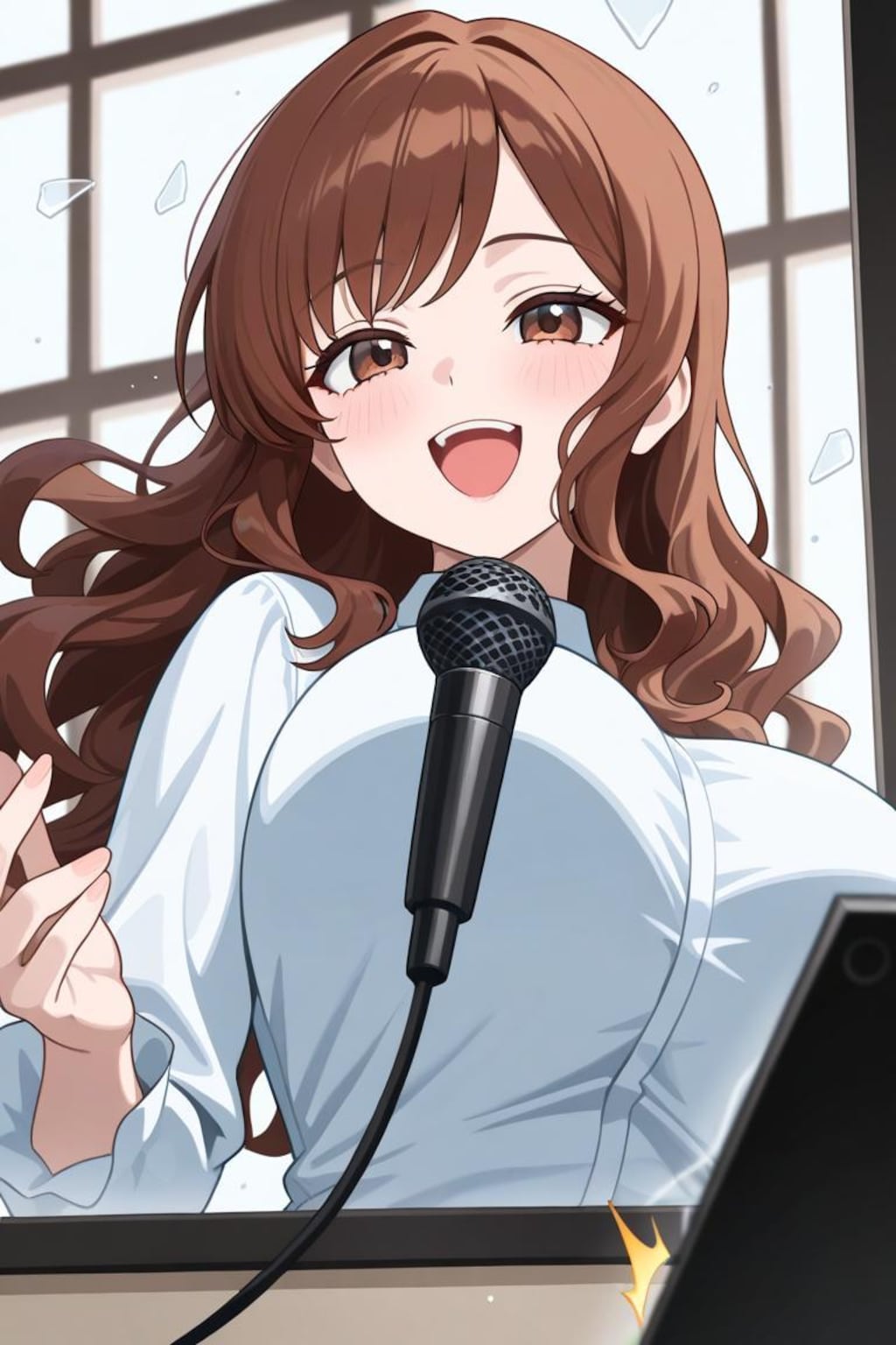 うちの子　茶髪のお姉さん　カラオケ