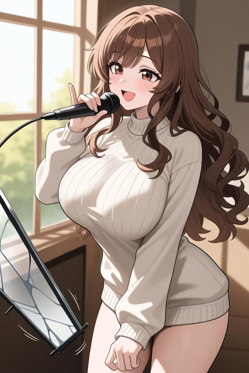 うちの子　茶髪のお姉さん　カラオケ