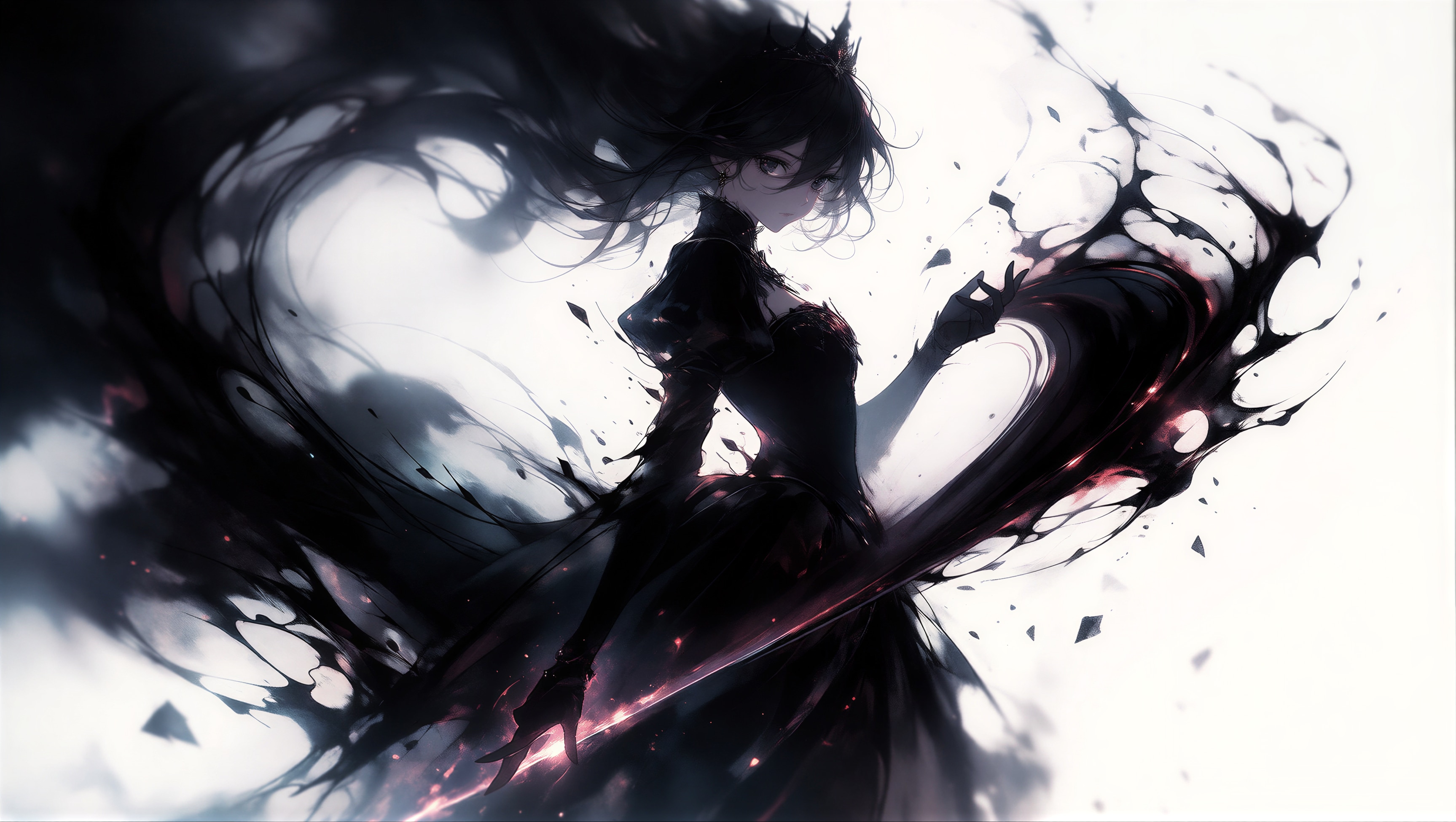 光を薙ぎ払う黒い闇 2 | の人気AIイラスト・グラビア