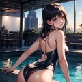 競泳水着の彼女 10枚目