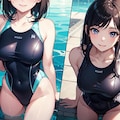 競泳水着の彼女 6枚目