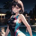 競泳水着の彼女 9枚目