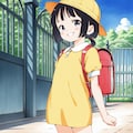 夏の登校 2枚目