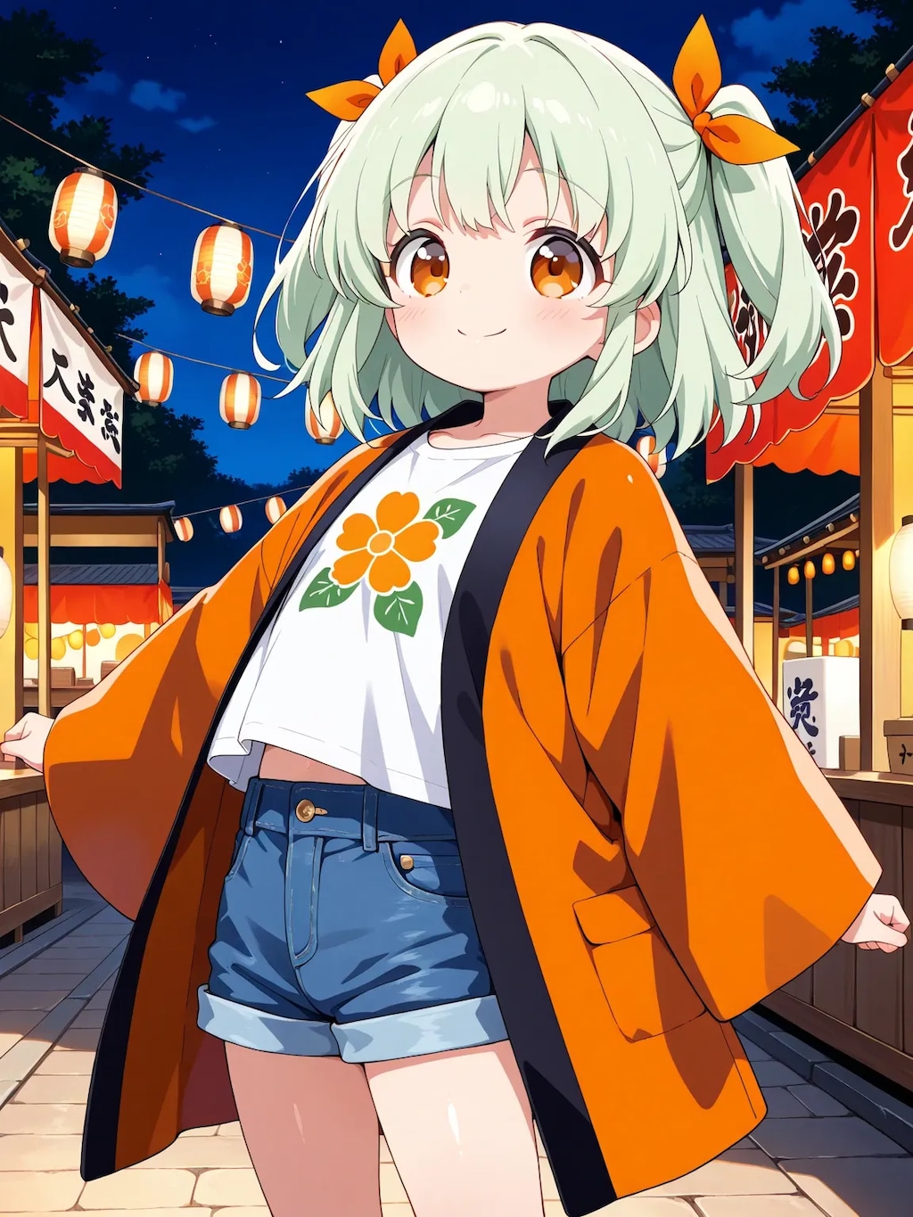 デニムショーツなりおちゃん