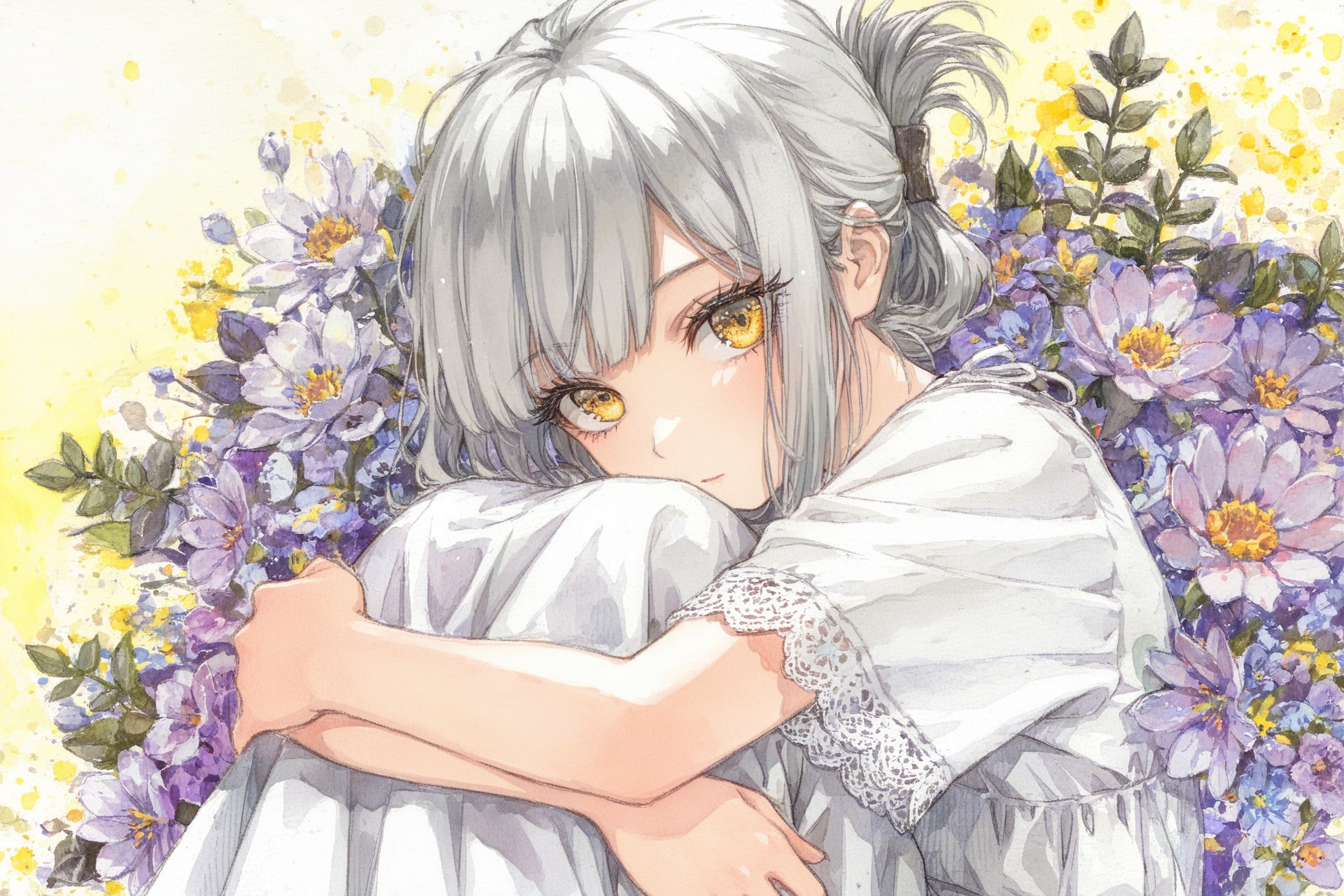 看板娘　flowers