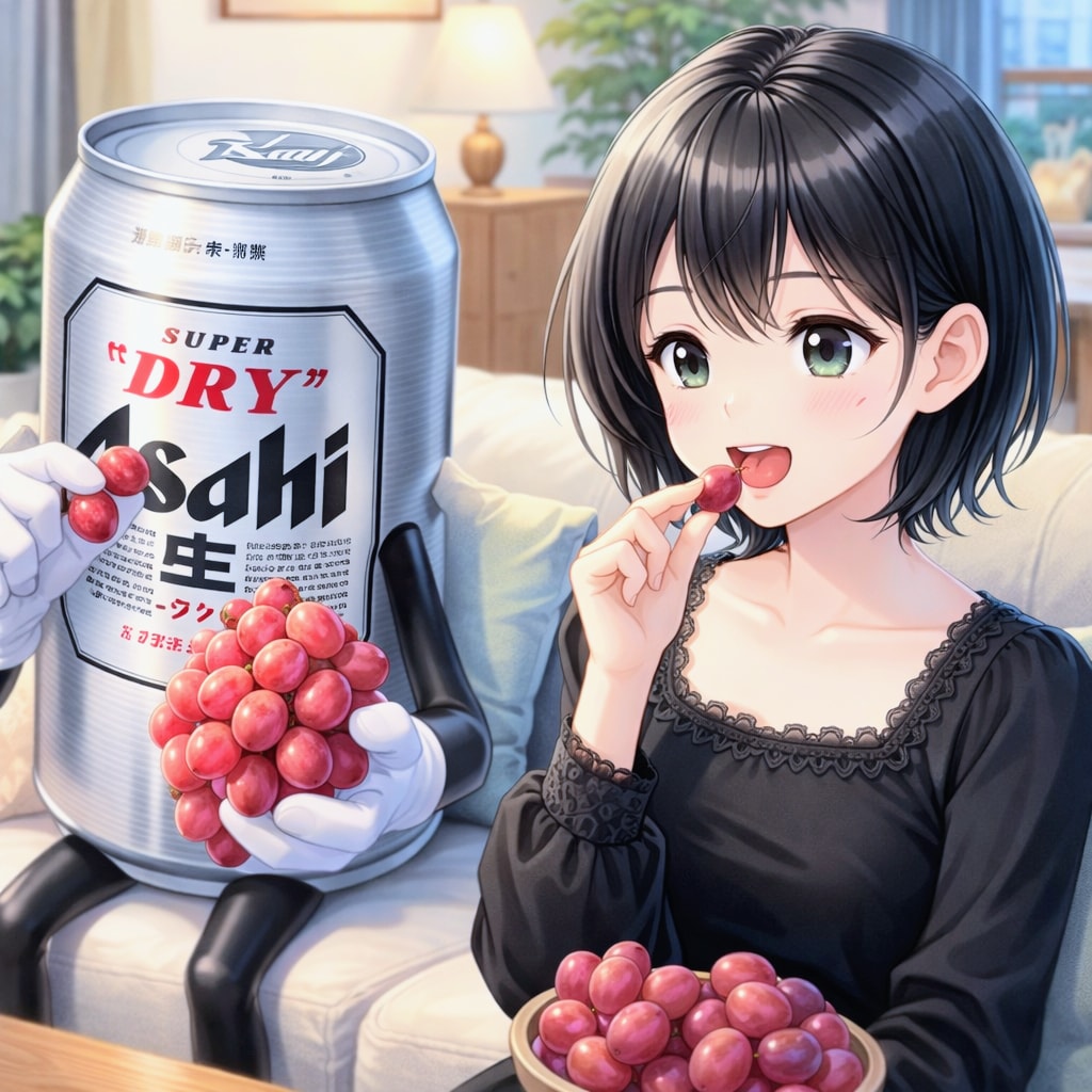 ティムコを食べる藍音ちゃん