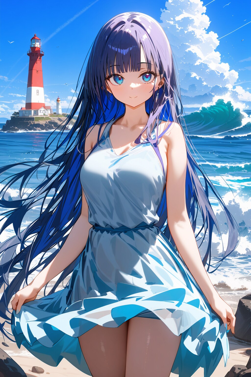 青