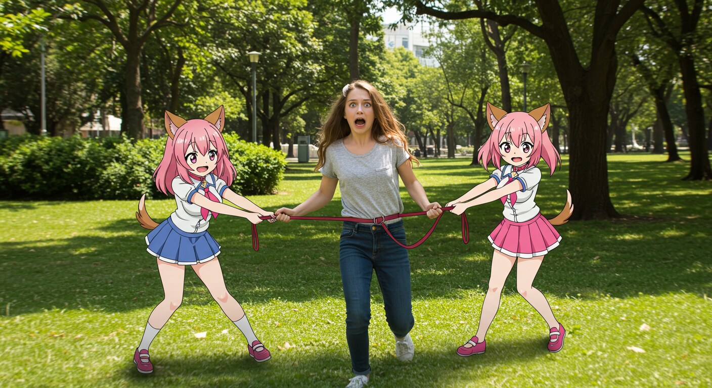 犬の散歩 | の人気AIイラスト・グラビア