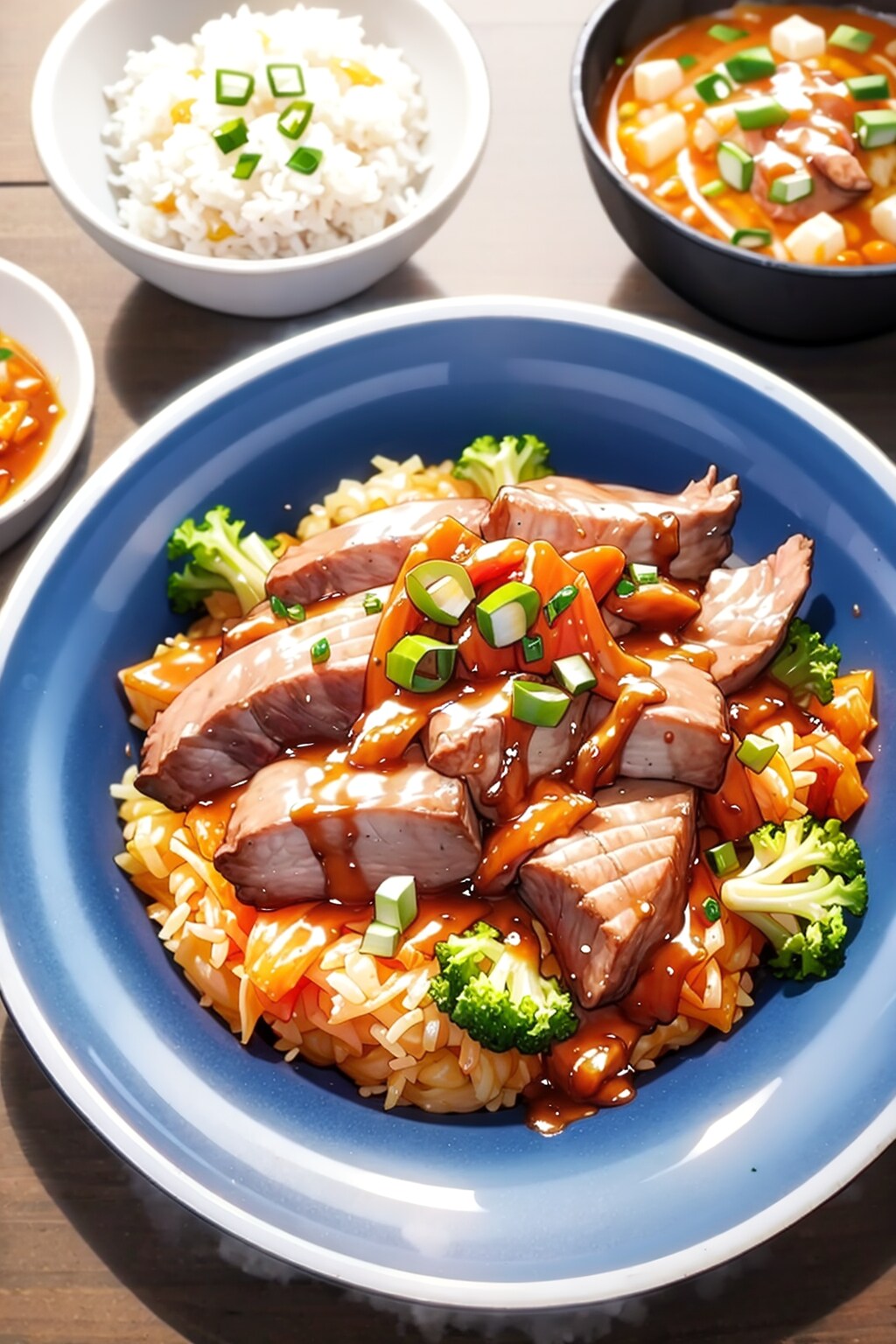 これ豚キムチ丼やない。チャーシューをトッピングしたビリヤリや | の人気AIイラスト・グラビア