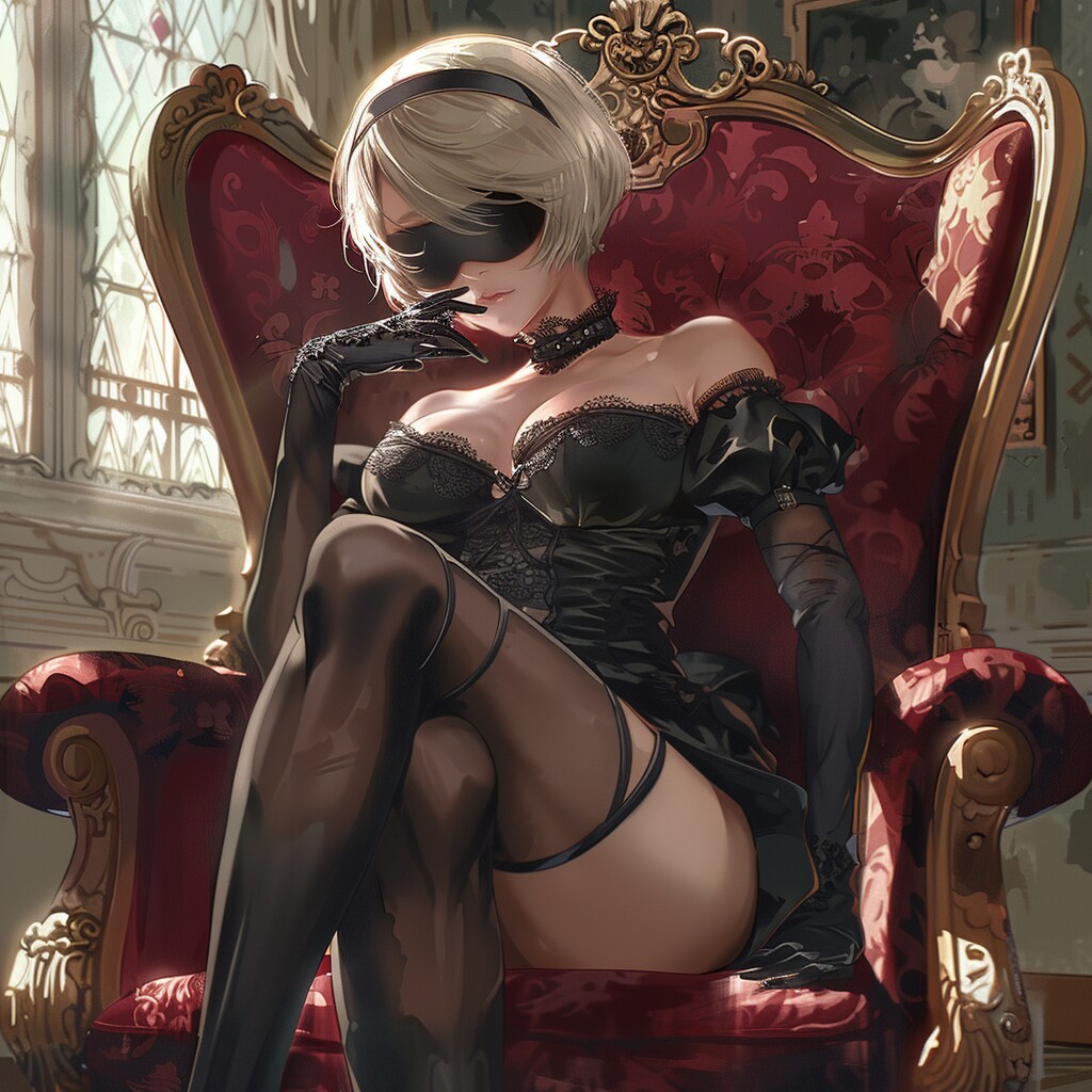 目隠しの女