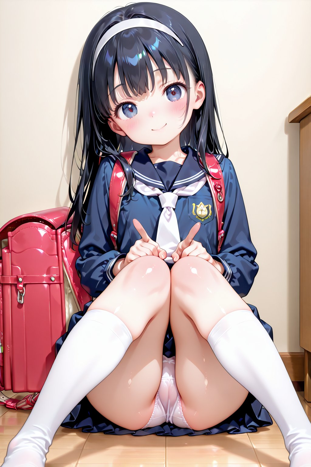 座りパンチラ