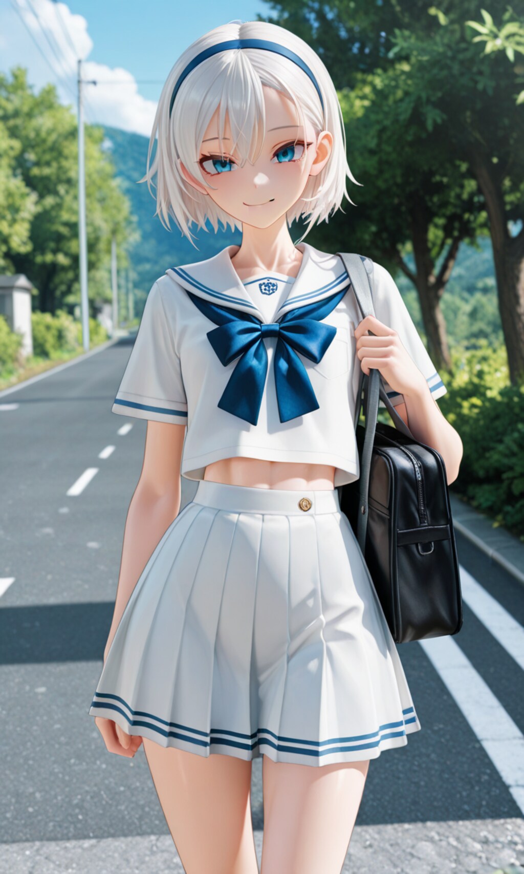 細身の彼女の学校生活