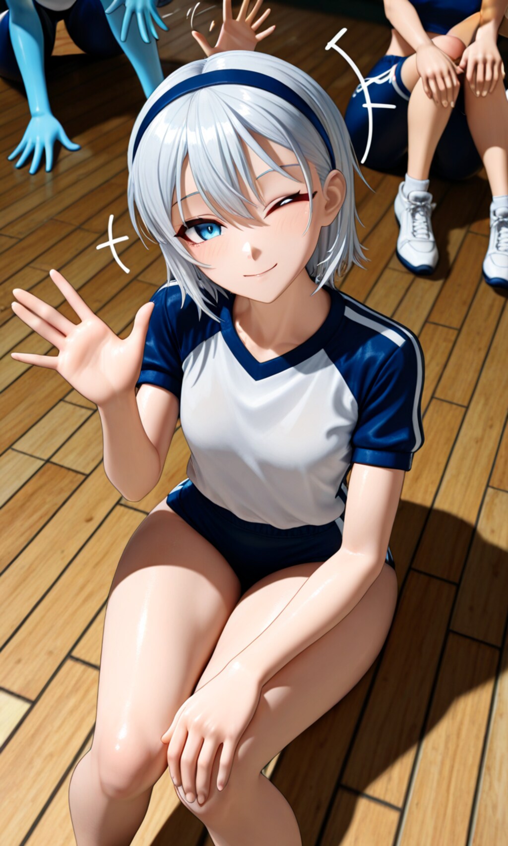 細身の彼女の学校生活