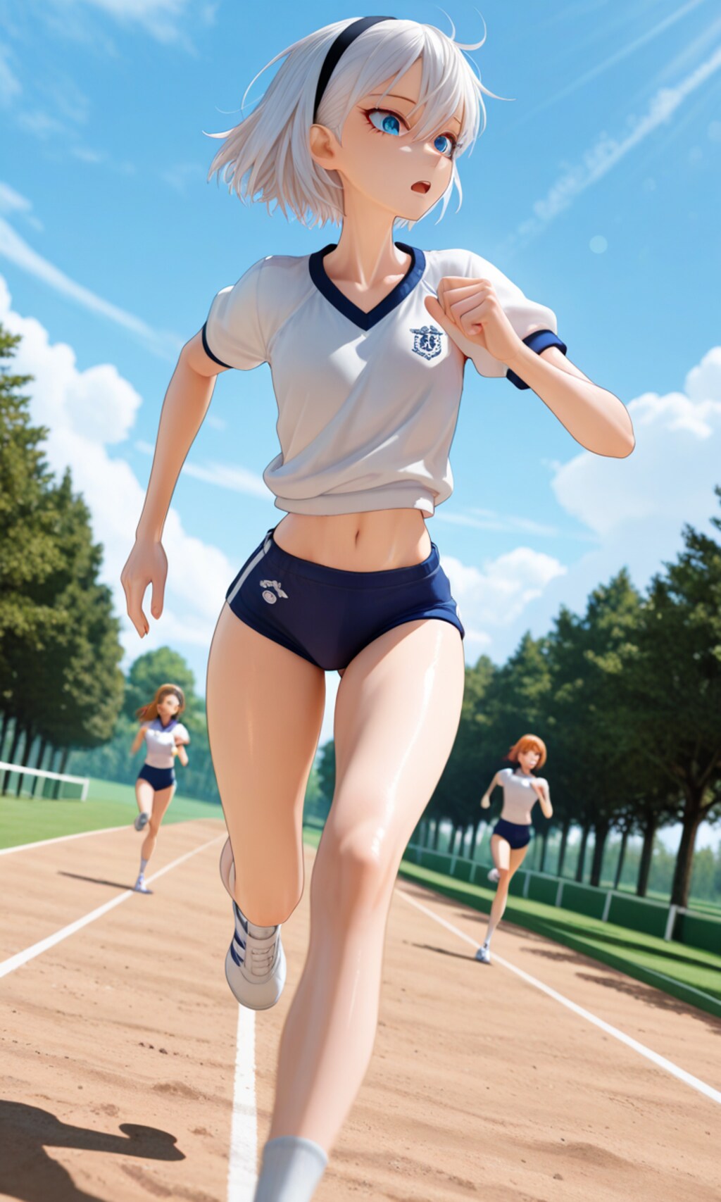 細身の彼女の学校生活