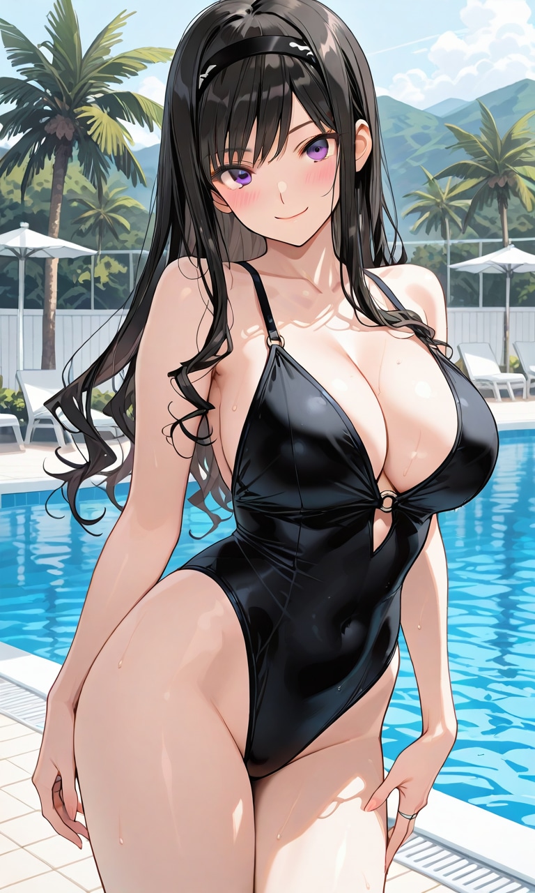 胸を強調したはるかさん