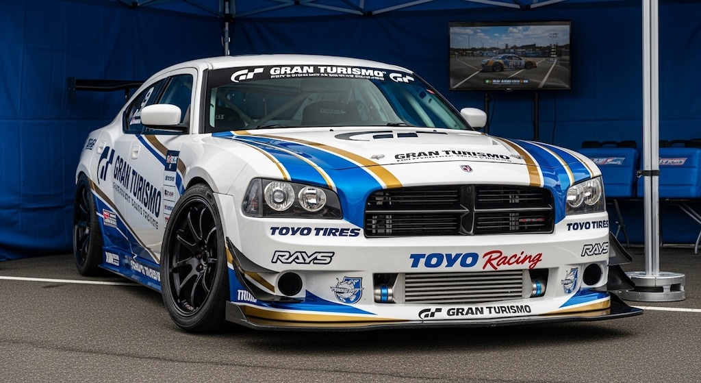 トーヨータイヤダッジチャージャーのドリ車