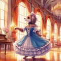 貴族の御令嬢（犬）達は王子様（犬）とのダンスに憧れる♪ 2枚目