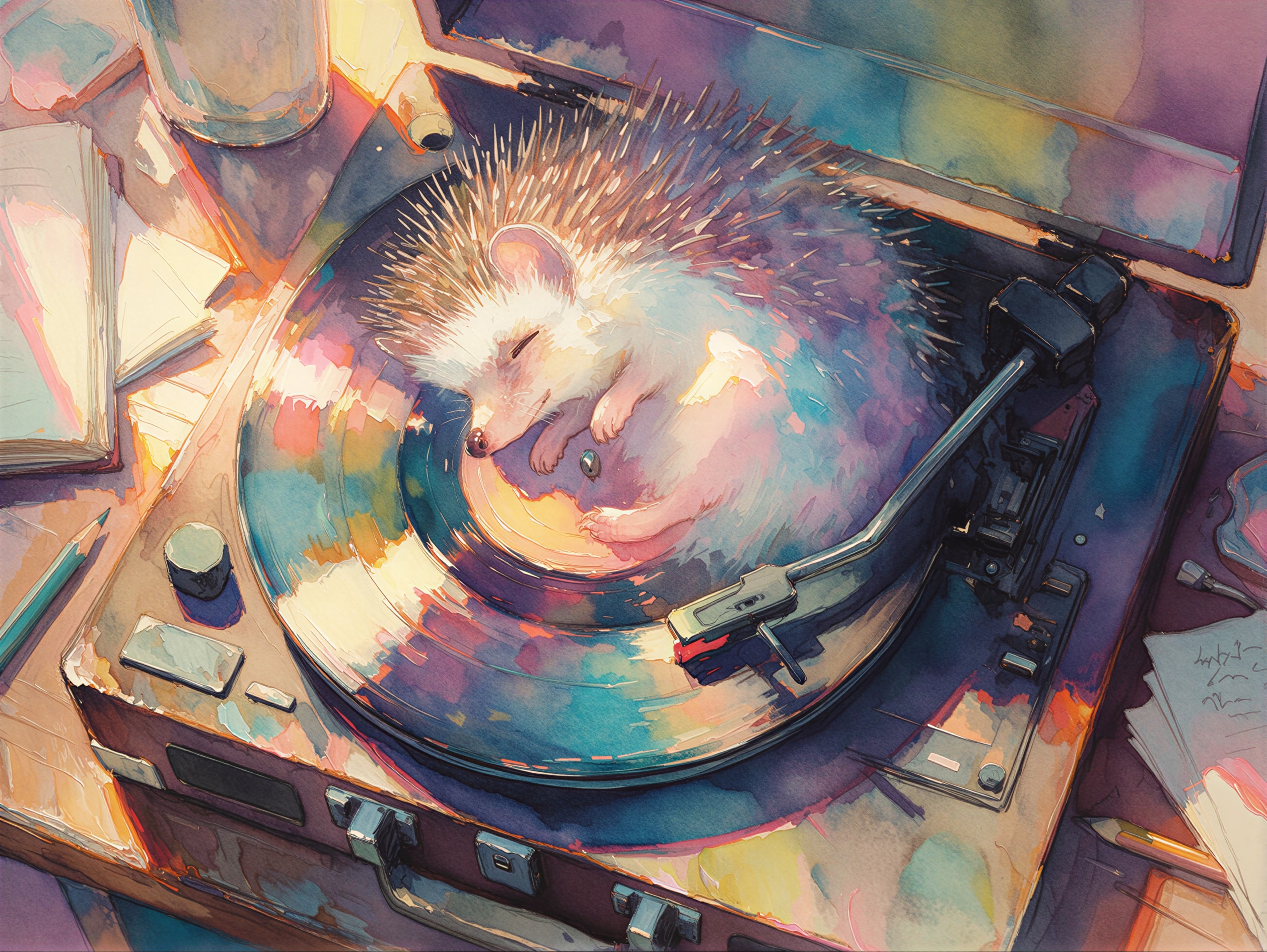 眠るハリネズミ 3 | の人気AIイラスト・グラビア