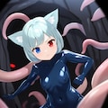 ぴっちりスーツとまの対触手バトル 3枚目