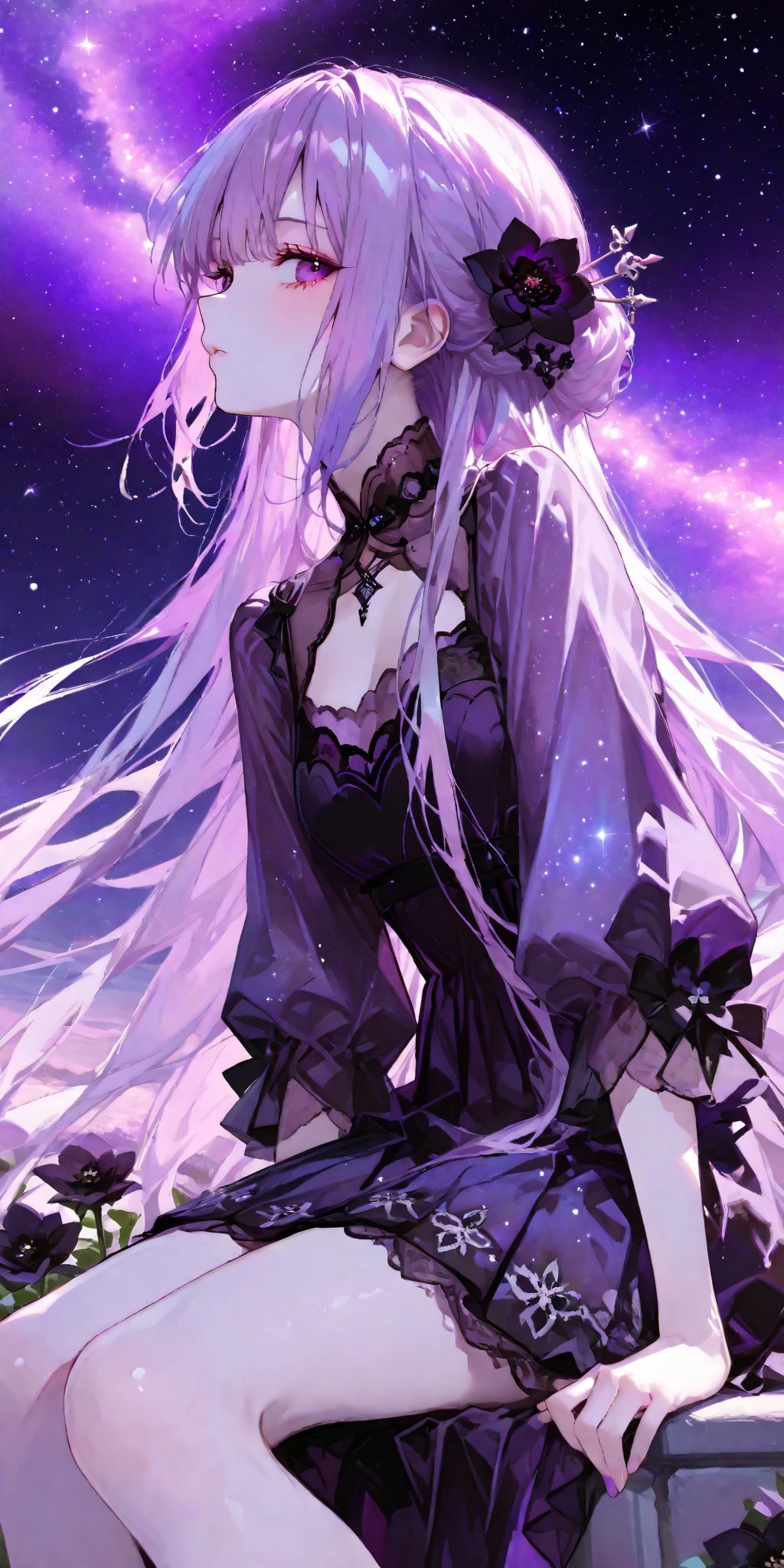 星空と私 | の人気AIイラスト・グラビア