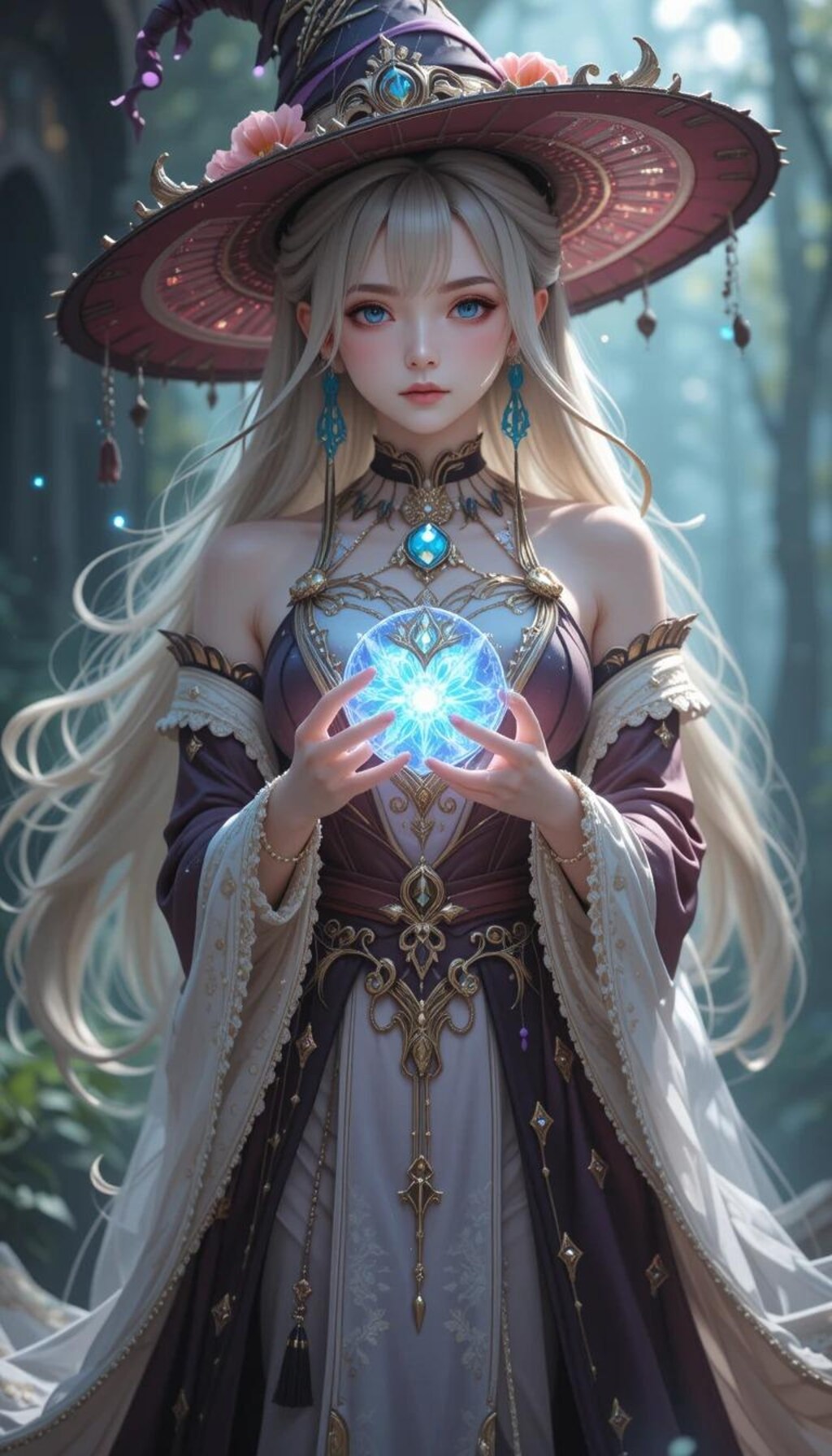 AIイラスト美少女 witch