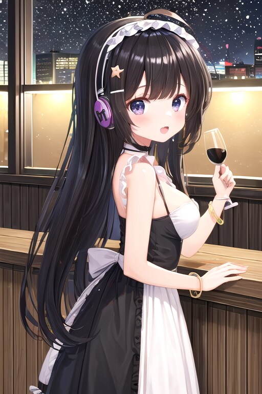 BARで飲んでいるくらにゃん