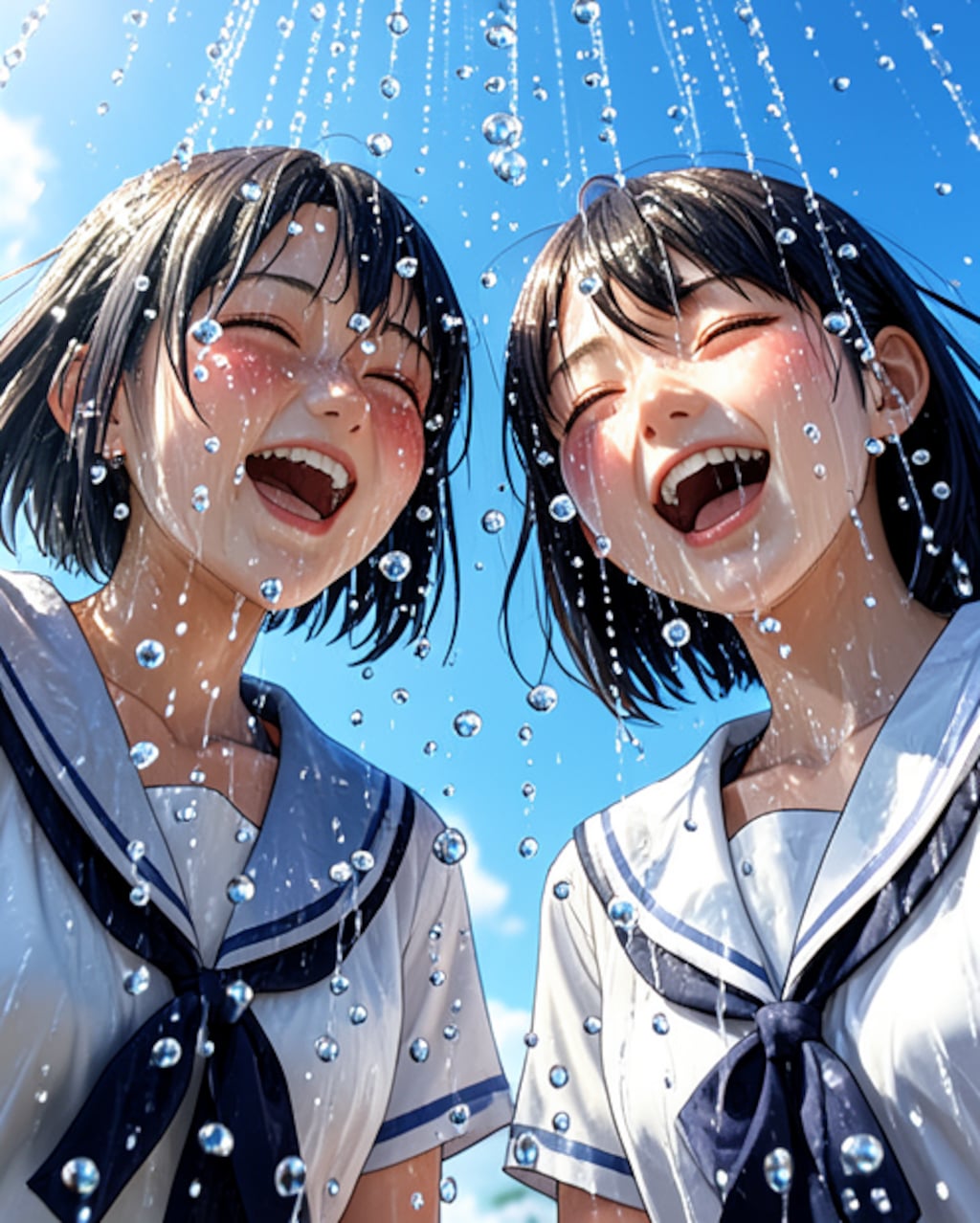 １ 太陽がいっぱい　水遊び