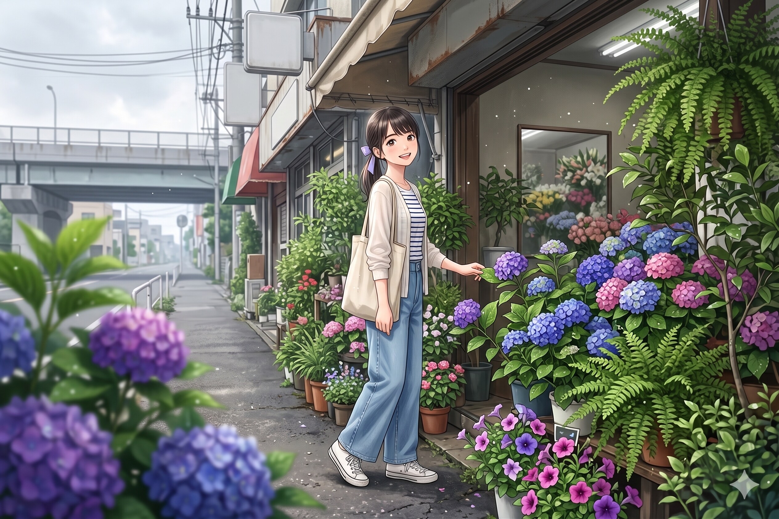 普通の美少女　アニメ絵版