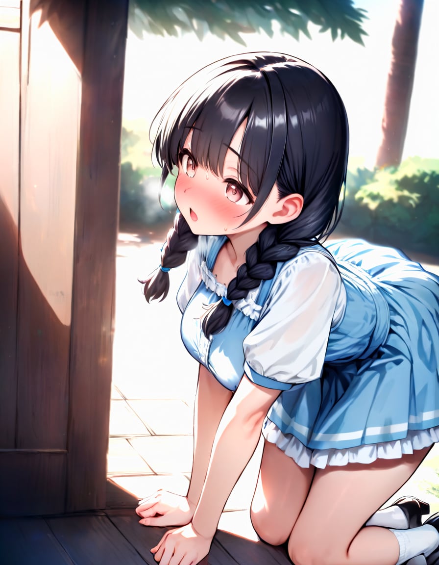 四つん這いが恥ずかしい | の人気AIイラスト・グラビア