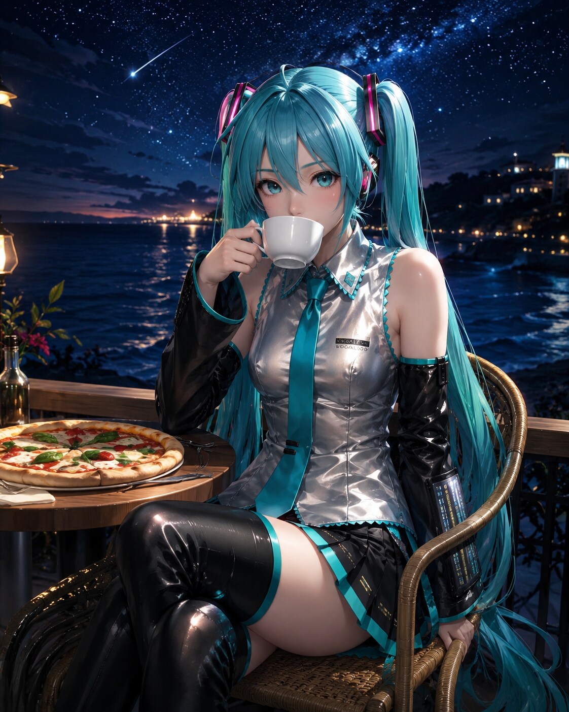星空の見えるレストラン