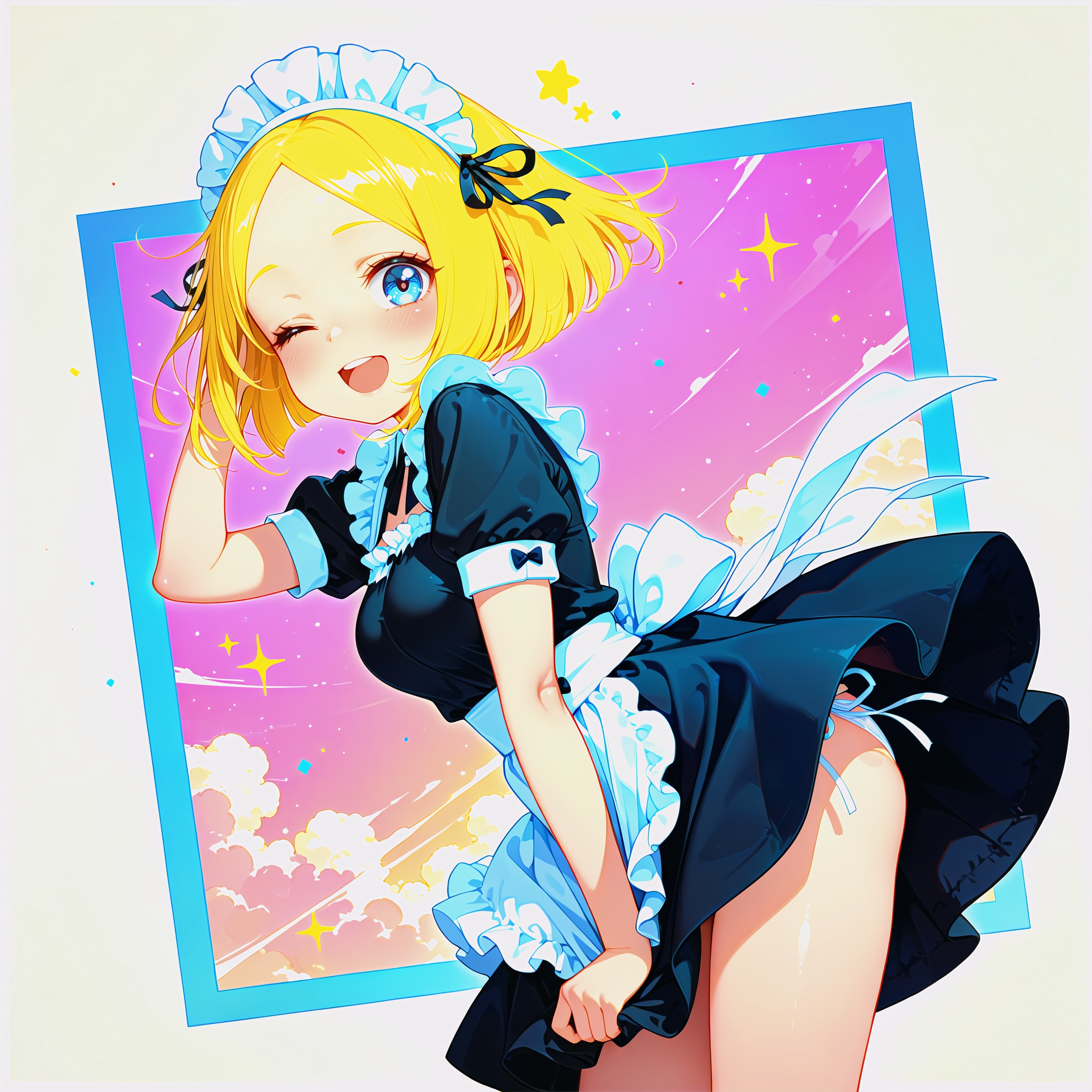 見えちゃった？ ゴメンね！